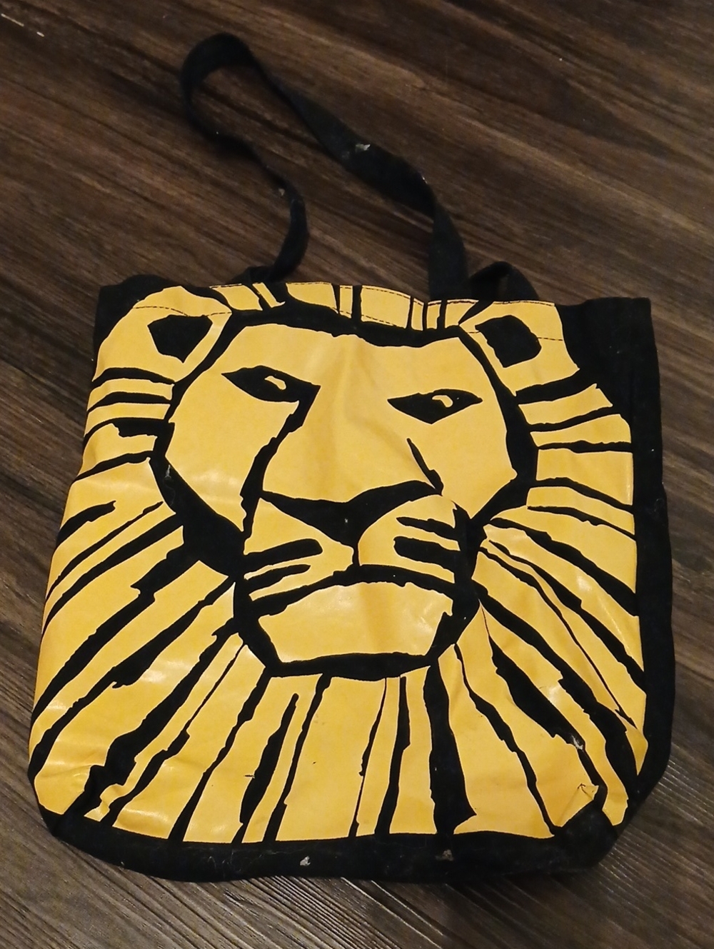 Disney Yellow and Black Lion Tote Bag